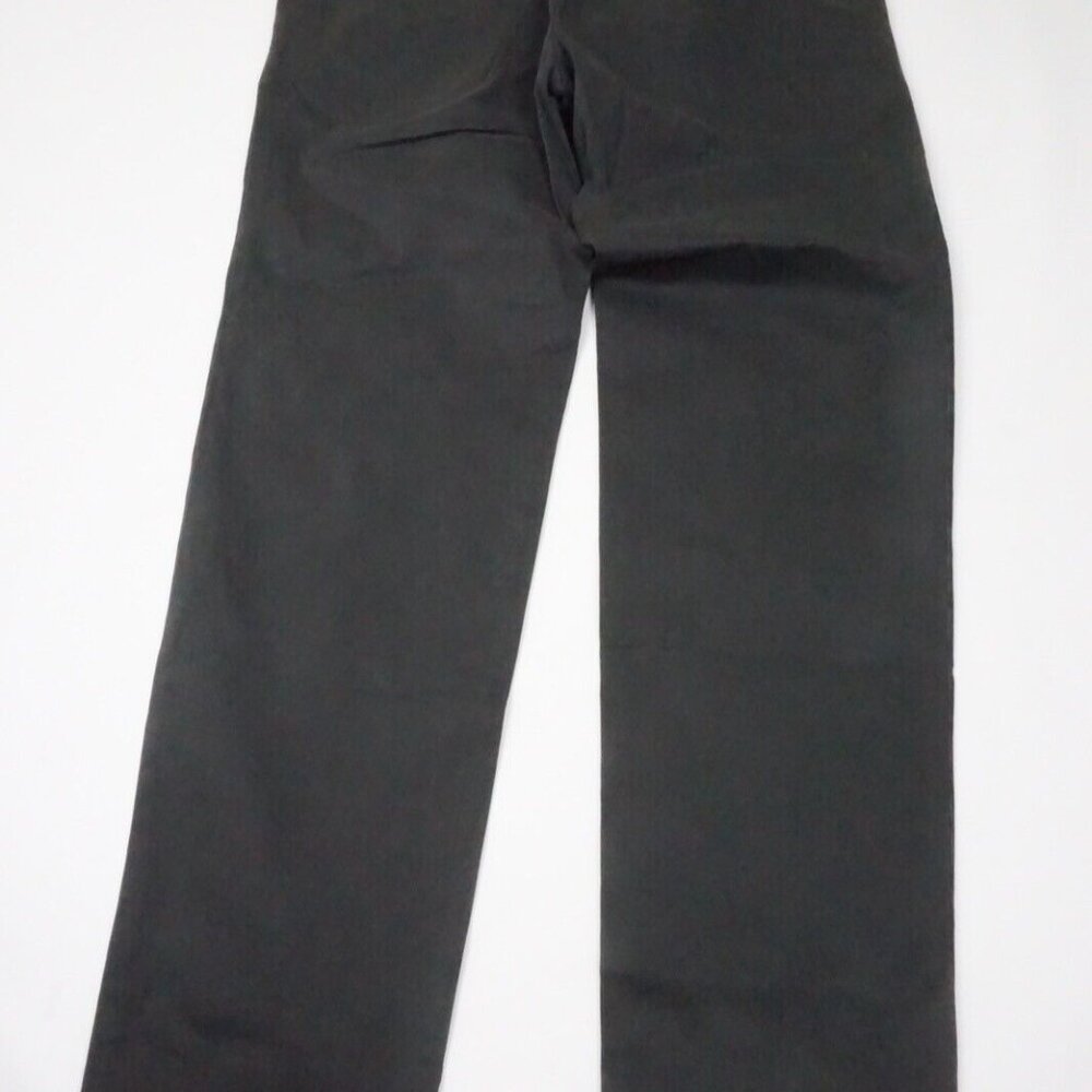 Isaia Tinto Slim Washed Black Cotton Blend Casual Men Chino Pant 48R EU NEW - Picture 8 of 8